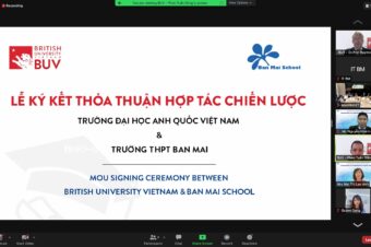LỄ KÝ KẾT HỢP TÁC CHIẾN LƯỢC GIỮA BAN MAI SCHOOL VÀ BRITISH UNIVERSITY VIETNAM